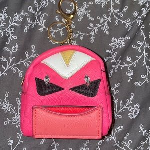 Hot Pink Mini Backpack Keychain
